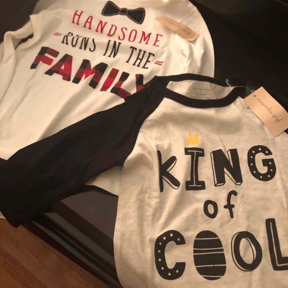 Brand New Set of 2 size 4T long sleeve t-shirts